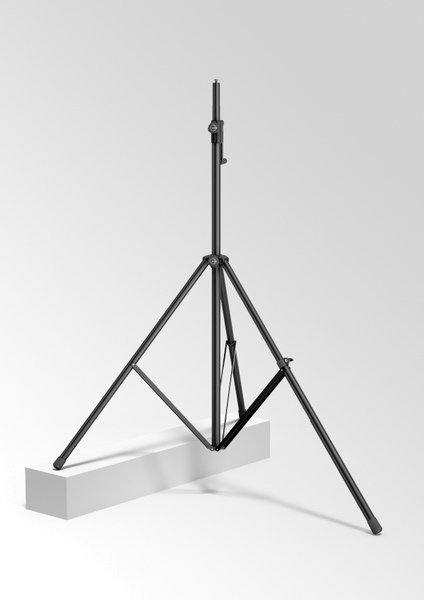 LIGHTING/SPEAKER STAND, ALUMINUM, HEIGHT ADJUSTMENT FROM 69.094-118.11", 77.093 LBS LOAD CAPACITY